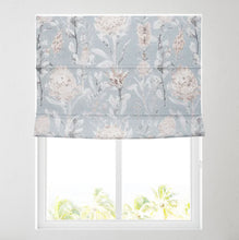 Load image into Gallery viewer, Cassie Blue Lined Roman Blind