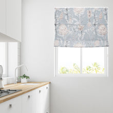 Load image into Gallery viewer, Cassie Blue Lined Roman Blind
