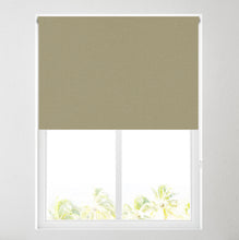 Load image into Gallery viewer, Cream / Biscuit Madison Thermal Blackout Roller Blind