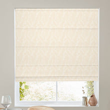 Load image into Gallery viewer, Elsie Snow Blue Roman Blind