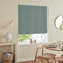 Load image into Gallery viewer, Imogen Blue Green Roman Blind