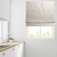 Load image into Gallery viewer, Ivory Linen Lined Roman Blind