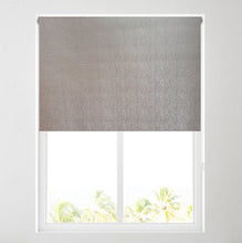 Load image into Gallery viewer, Textured Spot Champagne Thermal Roller Blind