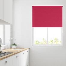 Load image into Gallery viewer, Ara Raspberry Thermal Blackout Roller Blind