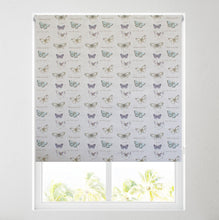 Load image into Gallery viewer, Natural Butterfly - Thermal Blackout Roller Blind