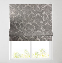 Load image into Gallery viewer, Pisa Charcoal Lined Roman Blind