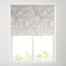 Load image into Gallery viewer, Architecture White Thermal Blackout Roller Blind