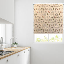 Load image into Gallery viewer, Fox Nature Trail Thermal Blackout Roller Blind