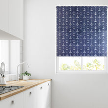 Load image into Gallery viewer, Anchor Blue Daylight Roller Blind