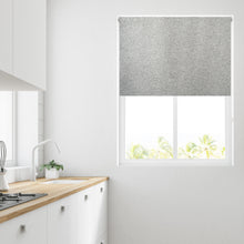 Load image into Gallery viewer, Ara Mid Grey Thermal Blackout Roller Blind