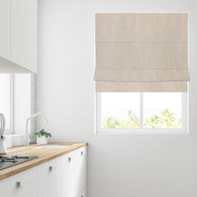 Load image into Gallery viewer, Soft Textured Ara Natural Roman Blind