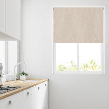 Load image into Gallery viewer, Ara Natural Textured Thermal Blackout Roller Blind