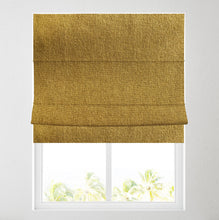 Load image into Gallery viewer, Soft Textured Ara Ochre Roman Blind