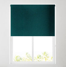 Load image into Gallery viewer, Ara Peacock Thermal Blackout Roller Blind