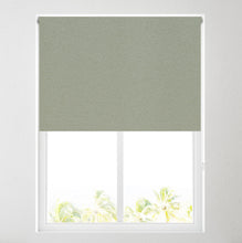 Load image into Gallery viewer, Ara Sage Green Thermal Blackout Roller Blind