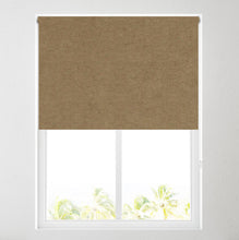 Load image into Gallery viewer, Ara Sand Textured Thermal Blackout Roller Blind