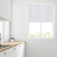 Load image into Gallery viewer, Ara White Thermal Blackout Roller Blind