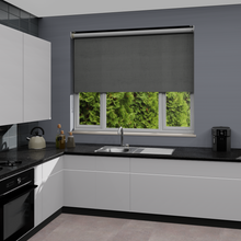 Load image into Gallery viewer, Metz Ash PVC Blackout Moisture Resistant Roller Blind