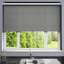 Load image into Gallery viewer, Metz Ash PVC Blackout Moisture Resistant Roller Blind