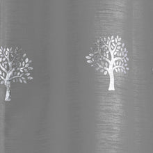 Load image into Gallery viewer, Birch Grey Voile Curtain Panel