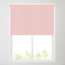 Load image into Gallery viewer, Baby Pink Thermal Blackout Roller Blind