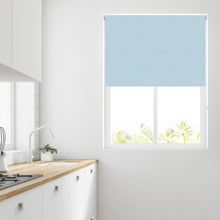 Load image into Gallery viewer, Blue Dot Thermal Blackout Roller Blind