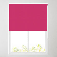 Load image into Gallery viewer, Cerise Pink Thermal Blackout Roller Blind