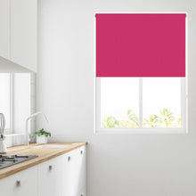 Load image into Gallery viewer, Cerise Pink Thermal Blackout Roller Blind