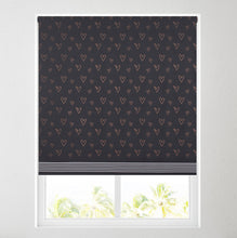 Load image into Gallery viewer, Copper Love Hearts Thermal Blackout Roller Blind