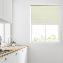Load image into Gallery viewer, Unilux Cream PVC Water Resistant Blackout Roller Blind