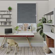Load image into Gallery viewer, Soul Denim Blue Blackout Pleated Blind
