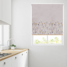 Load image into Gallery viewer, Daisy Ochre Thermal Blackout Roller Blind