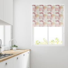 Load image into Gallery viewer, Terracotta Shapes Thermal Blackout Roller Blind