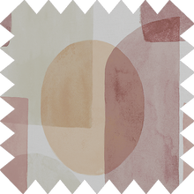 Load image into Gallery viewer, Terracotta Shapes Thermal Blackout Roller Blind