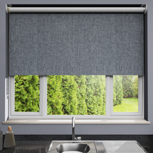 Load image into Gallery viewer, Hanson Denim Blackout Roller Blind