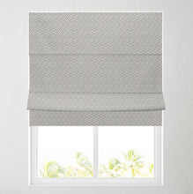 Load image into Gallery viewer, Diamond Weave Grey Fully Lined Roman Blind