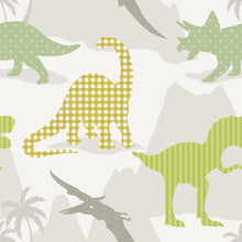 Load image into Gallery viewer, Dinosaur Roar Multi Roman Blind