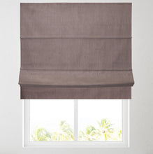 Load image into Gallery viewer, Mink Faux Silk blackout Lined Roman Blind
