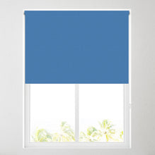 Load image into Gallery viewer, French Blue Thermal Blackout Roller Blind