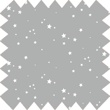 Load image into Gallery viewer, GLO Stars Grey Thermal Blackout Roller Blind