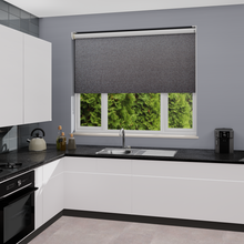 Load image into Gallery viewer, Shima Granite Black Out Roller Blind