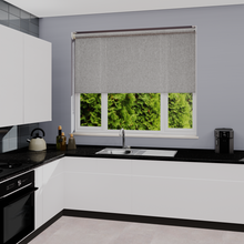 Load image into Gallery viewer, Henlow Graphite Dim Out Roller Blind
