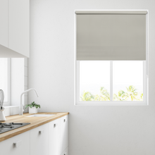 Load image into Gallery viewer, Unilux Grey PVC Water Resistant Blackout Roller Blind