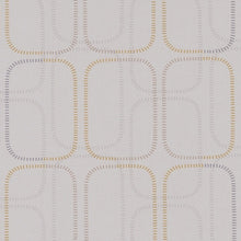 Load image into Gallery viewer, Natural & Ochre Ellipse Thermal Blackout Roller Blind