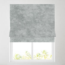 Load image into Gallery viewer, Iona Grey Lined Roman Blind