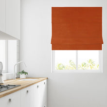 Load image into Gallery viewer, Iona Orange Lined Roman Blind