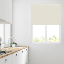Load image into Gallery viewer, Ivory / Cream Thermal Blackout Roller Blind
