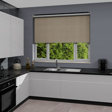Load image into Gallery viewer, Metz Ivory Blackout Moisture Resistant Roller Blind