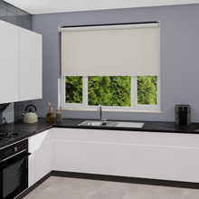 Load image into Gallery viewer, Marlow Ivory Blackout Roller Blind
