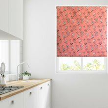 Load image into Gallery viewer, Jolie Floral Orange Thermal Blackout Roller Blind